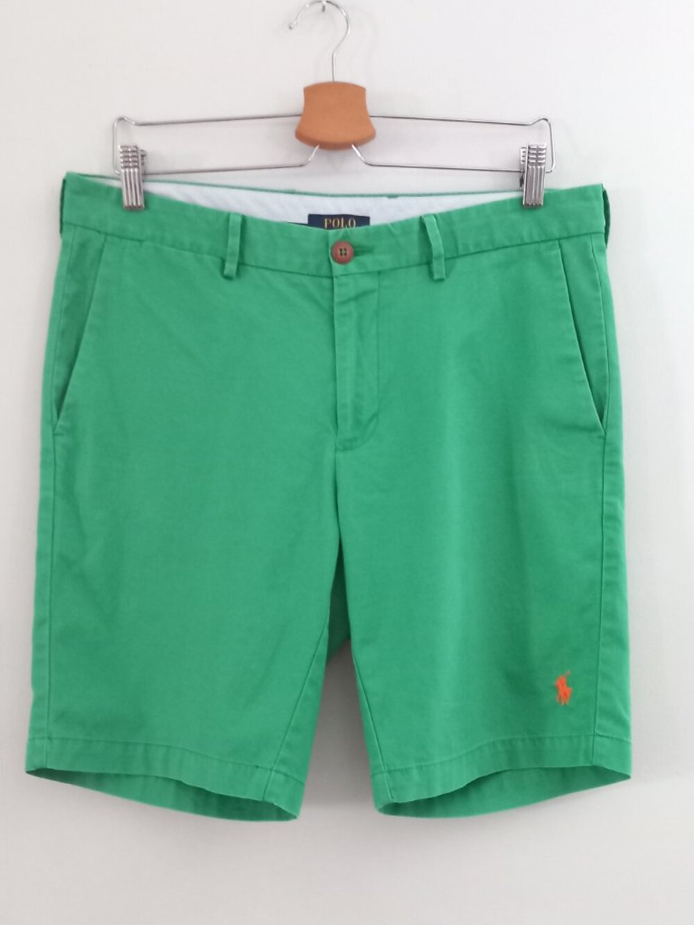 POLO RALPH LAUREN Kelly Green cotton shorts